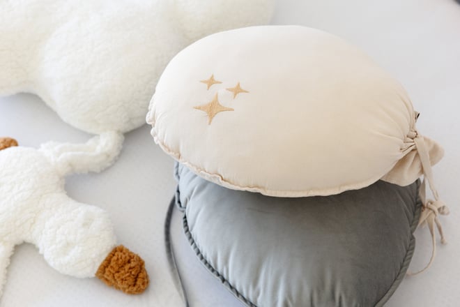 Mini Coussin Ballon Décoratif - Naturel