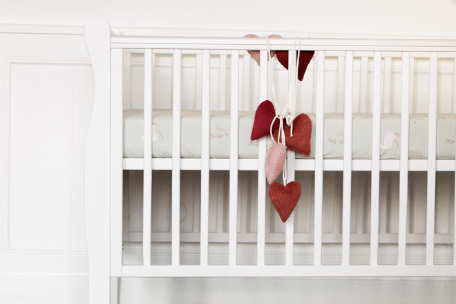 Lit Bébé Stella 60x120cm - Blanc