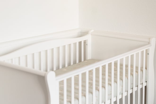Lit Bébé Évolutif Stella 70x140cm - Blanc