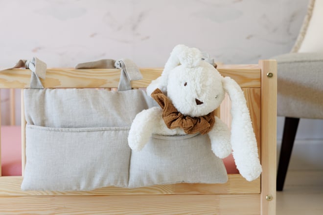 Dou Dou Bouclé Bunny Écru