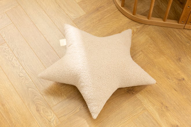 Cuscino Stella Boucle Cioccolato