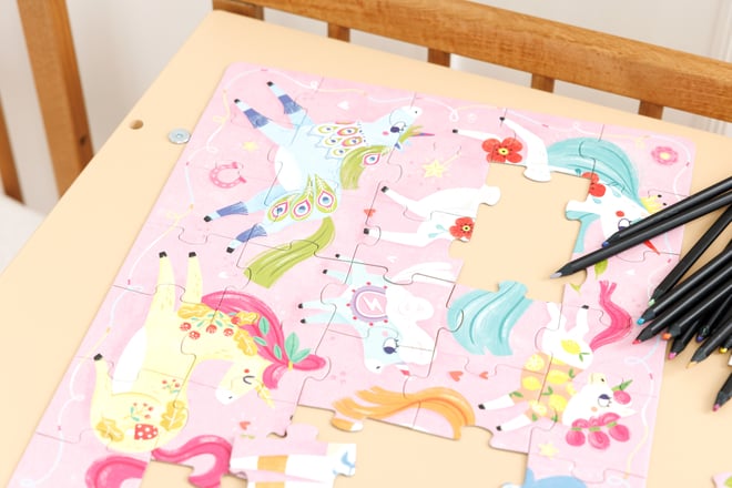 I Love Unicorns Puzzle 4+