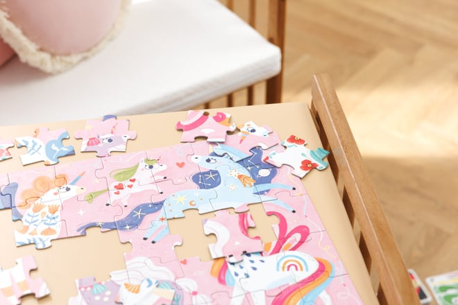 I Love Unicorns Puzzle 4+