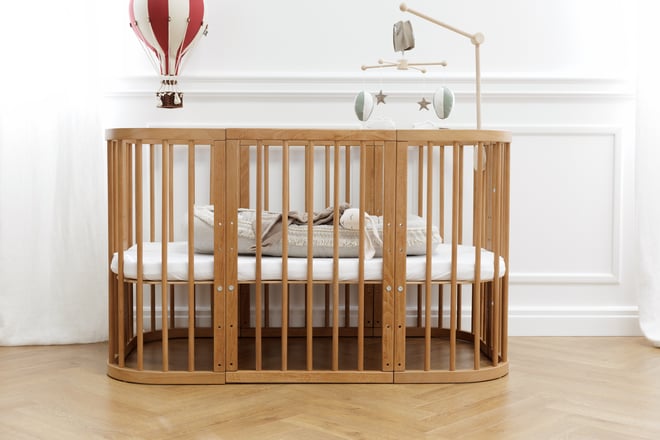Boho Natural Linen Bed Reducer
