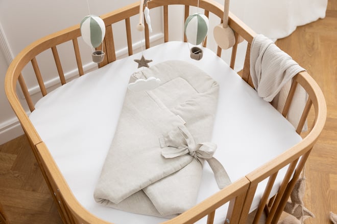 Natural Linen Swaddle