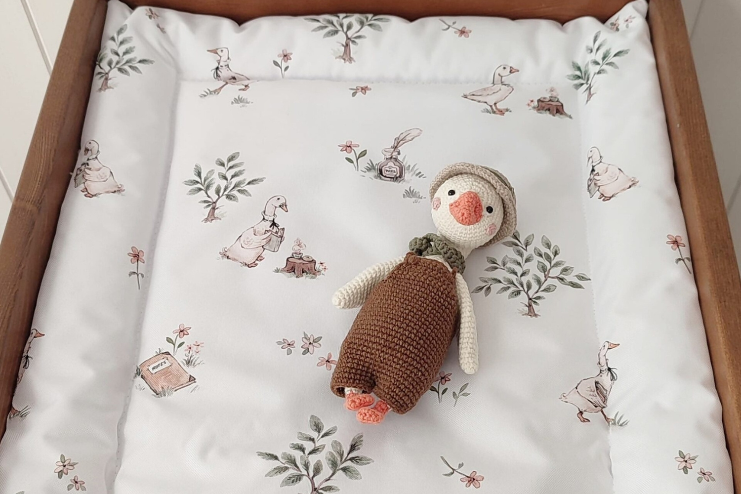 Mon Lit Cabane - - Matelas à Langer pour Plan à Langer 73x47cm  - Oies -