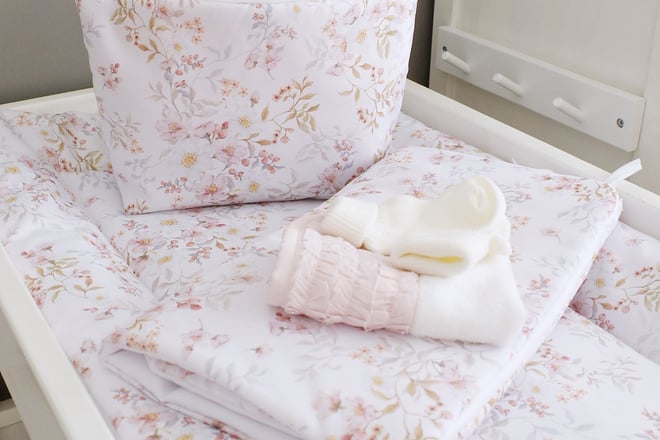 Matelas à Langer 70x40cm - Rose Sauvage