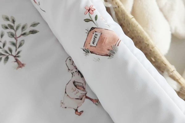 Changing Mat for Cot Top Changer 73x47cm Plus - Geese