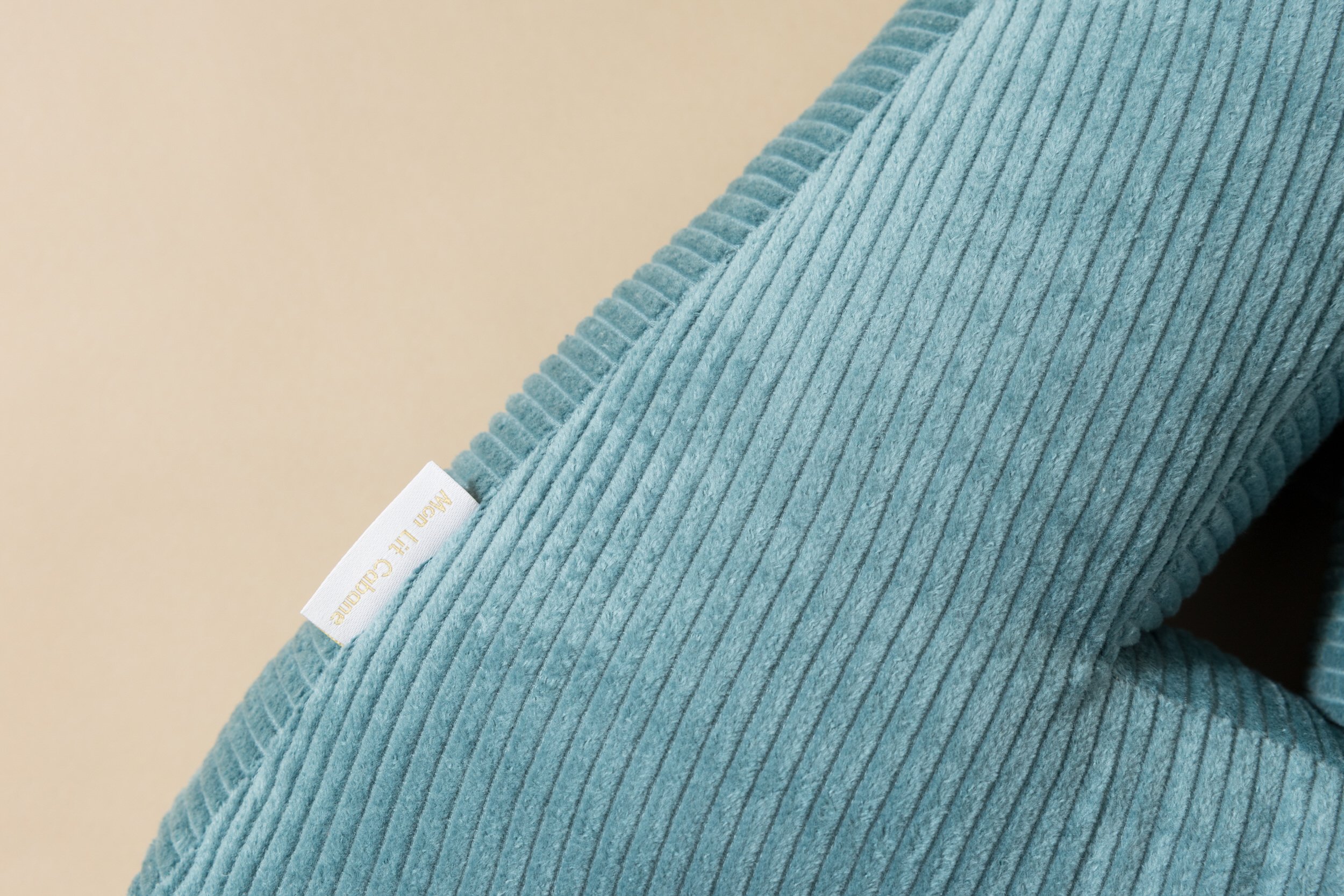 Letter Cushion A - Blue Corduroy Letter Cushion A - Blue Corduroy