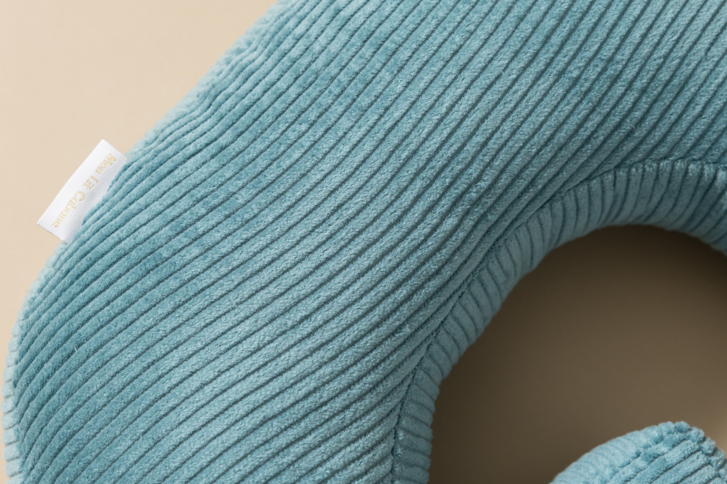 Letter Cushion G - Blue Corduroy Letter Cushion G - Blue Corduroy