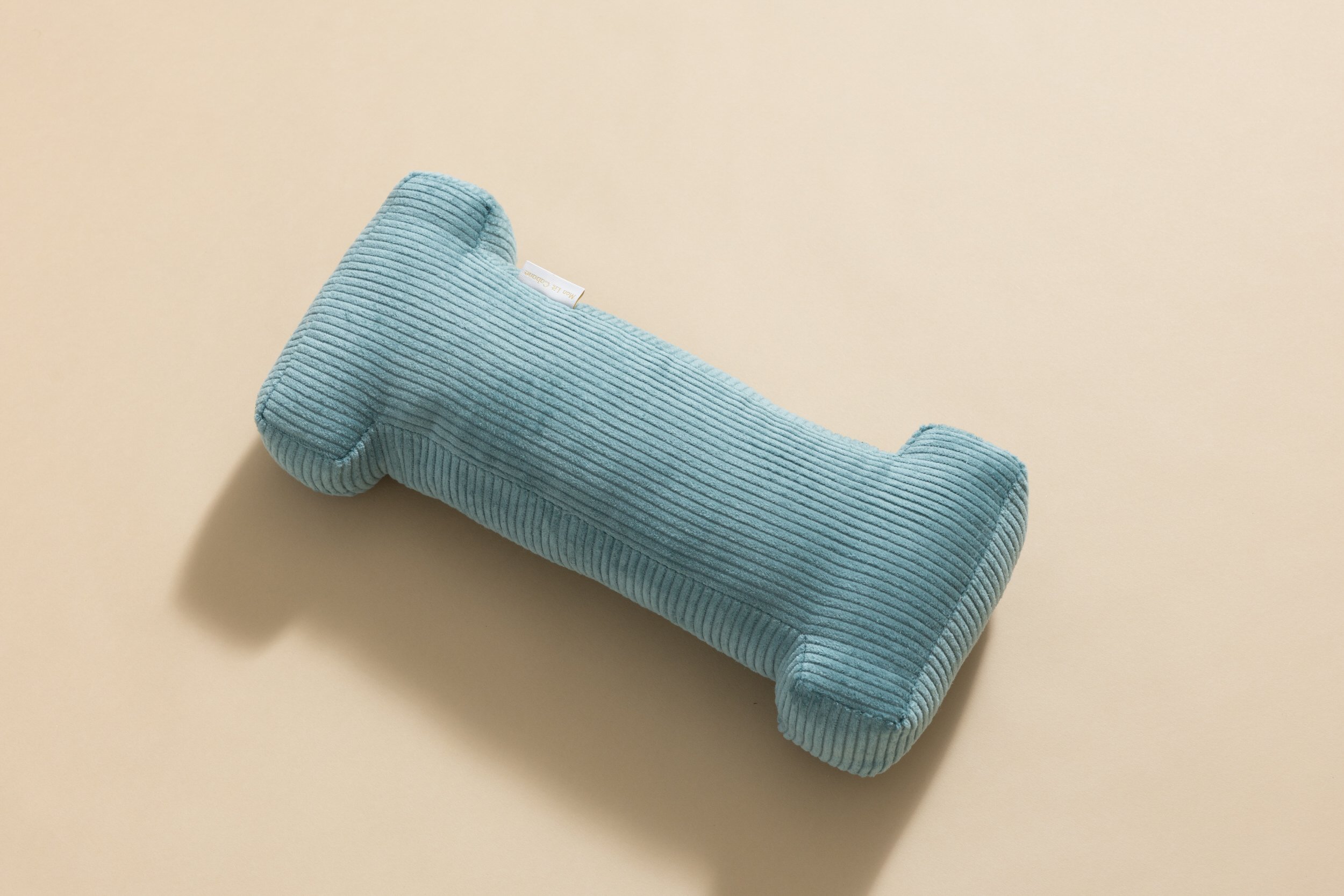 Coussin Lettre I - Velours Côtelé Bleu Coussin Lettre I - Velours Côtelé Bleu