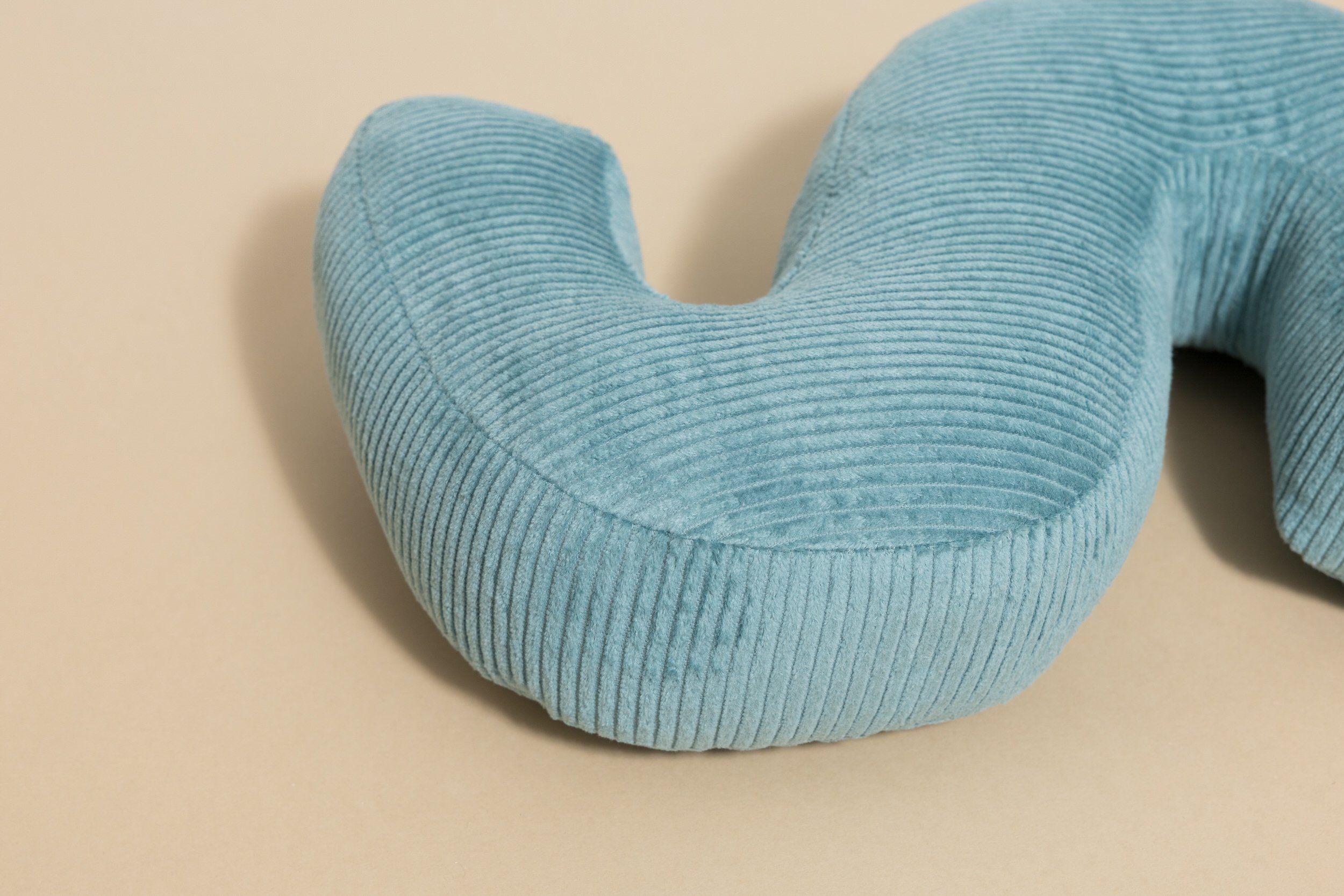 Letter Cushion S - Blue Corduroy Letter Cushion S - Blue Corduroy