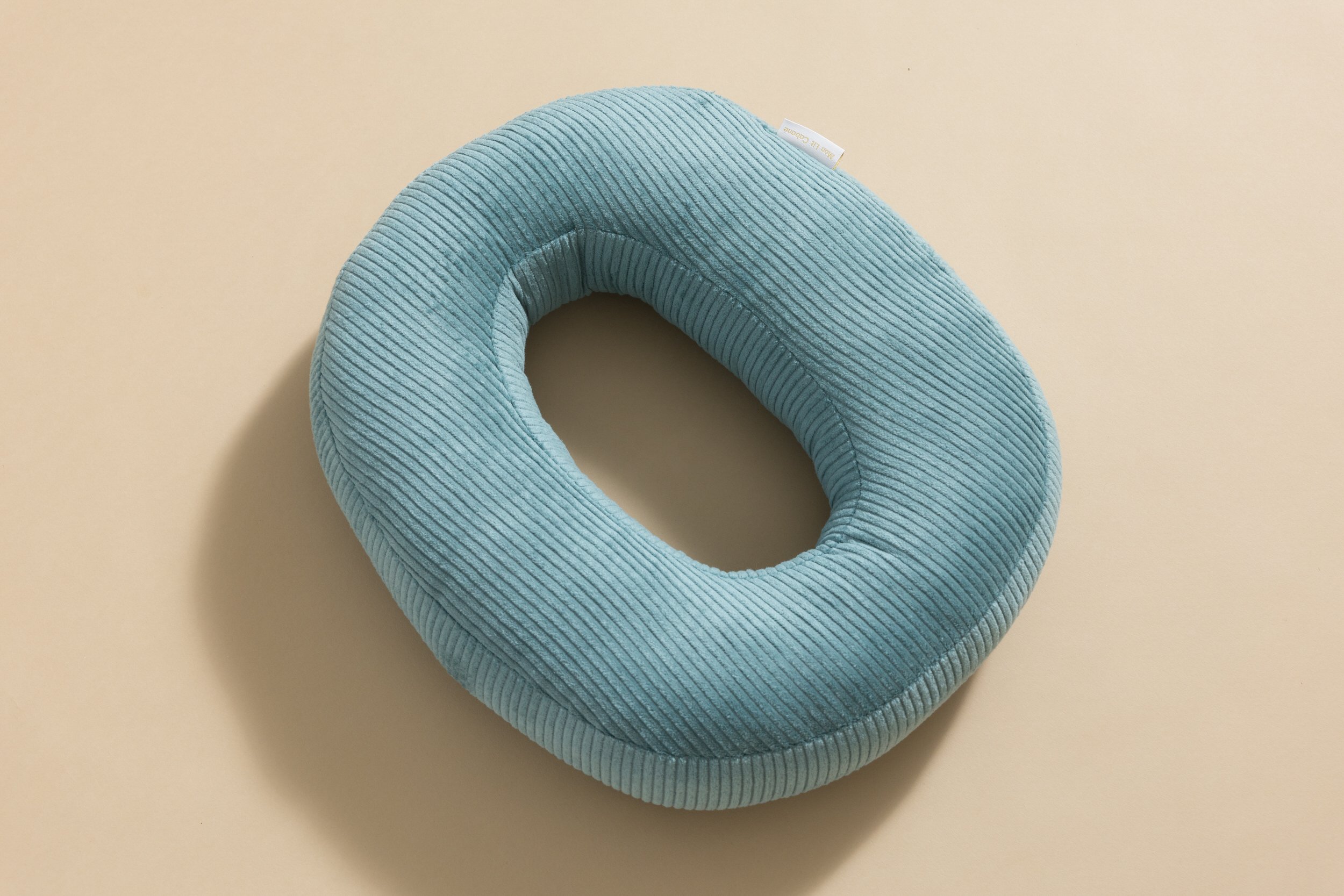 Buchstaben-Kissen O - Blau Kord Buchstaben-Kissen O - Blau Kord