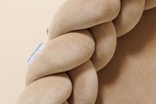 Reductor / Protector de cama CappuccinoTrenzado