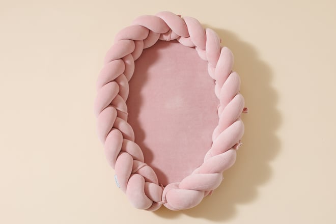 Redutor de Cama Powder Pink Trançado