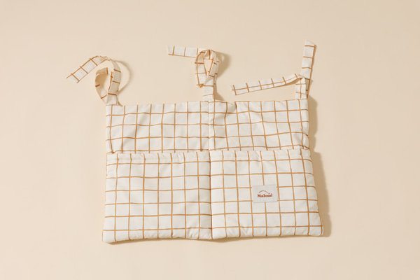 Bolsa de Almacenamiento Cama - Vichy Caramel