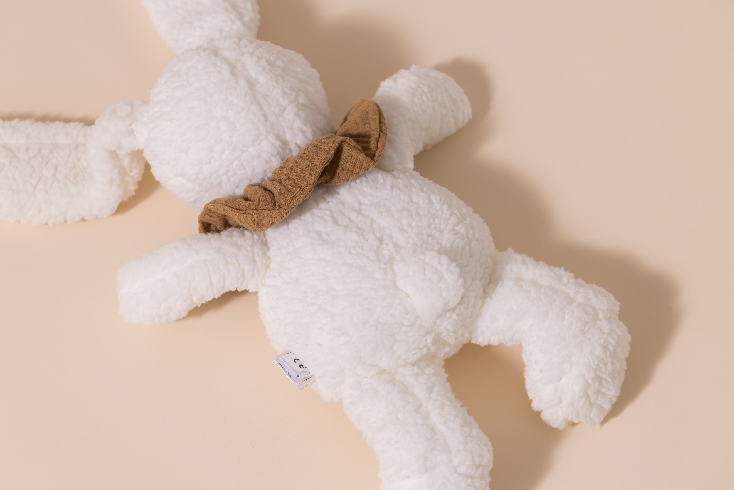 - Doudou Bouclé Lapin Écru - Blanc (Mon Lit Cabane) - Image 8
