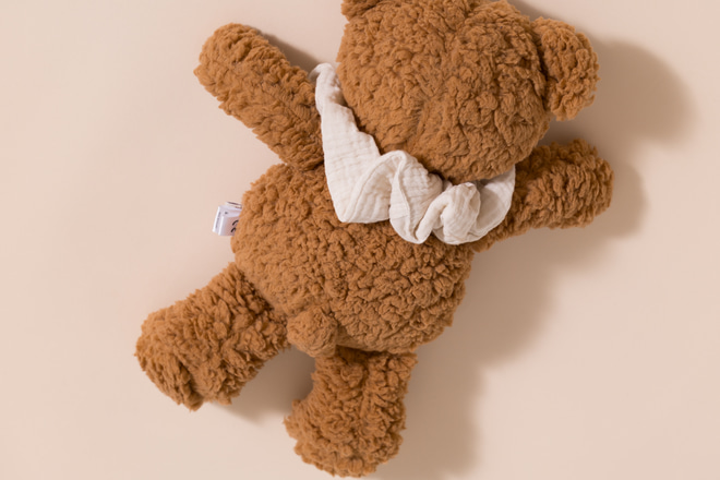 Mazlíček buklé Teddy karamel