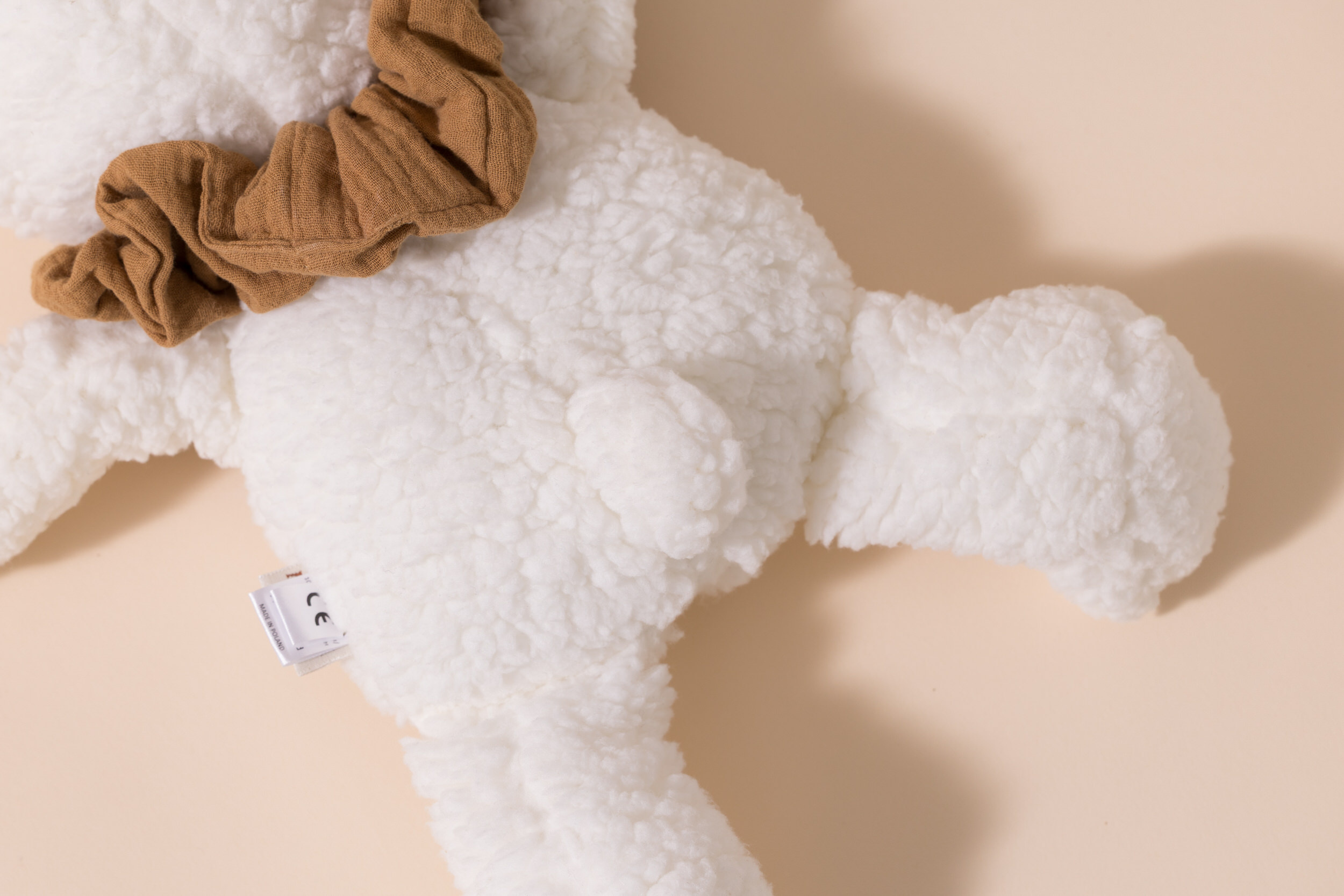 - Doudou Bouclé Teddy Écru - Blanc (Mon Lit Cabane) - Image 7