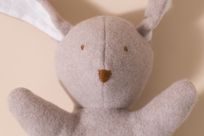 Doudou Conejito Beige de Algodón Orgánico