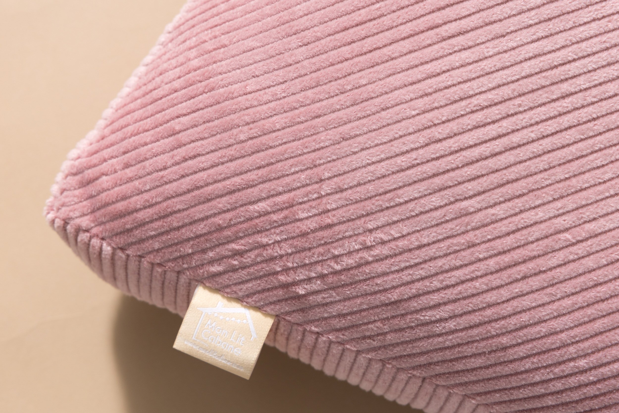 Pink Heart Corduroy Cushion Pink Heart Corduroy Cushion