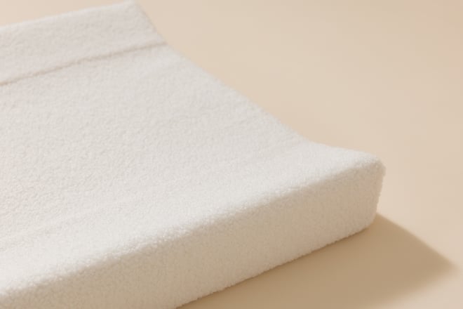 Trocador de fraldas Boho Bouclé Baunilha