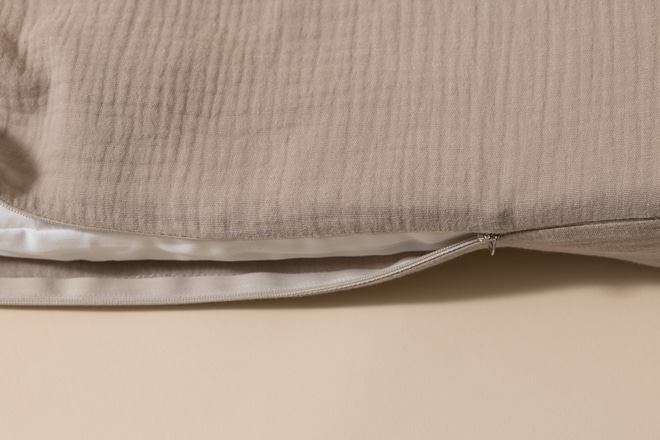 Materassino fasciato in mussola beige