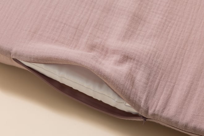 Muslin Changing Table Dusty Pink
