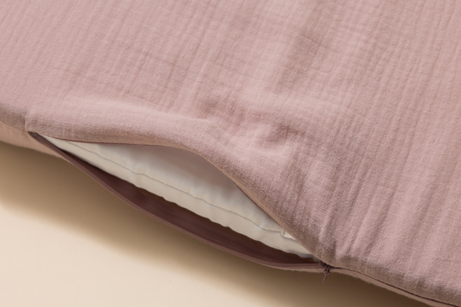 Přebalovací podložka z mušelínu Dusty Pink