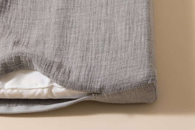 Muslin Changing Table Grey