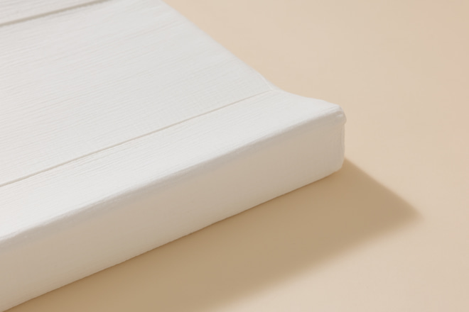 Muslin Changing Table Off White