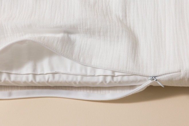 Muslin Changing Table Off White