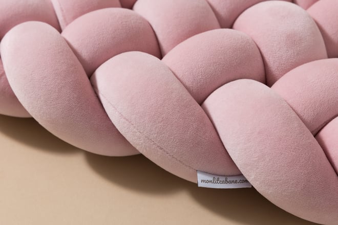 Geflochtene Matratze Rosa
