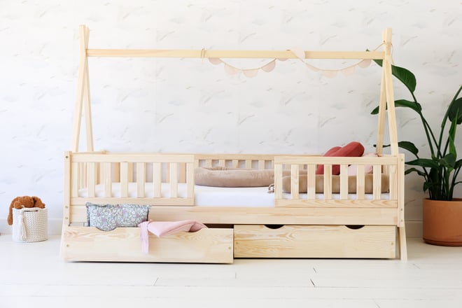 Cappuccino Bolster Bed Bumper