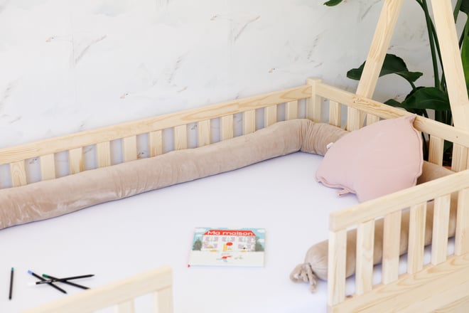 Cappuccino Bolster Bed Bumper