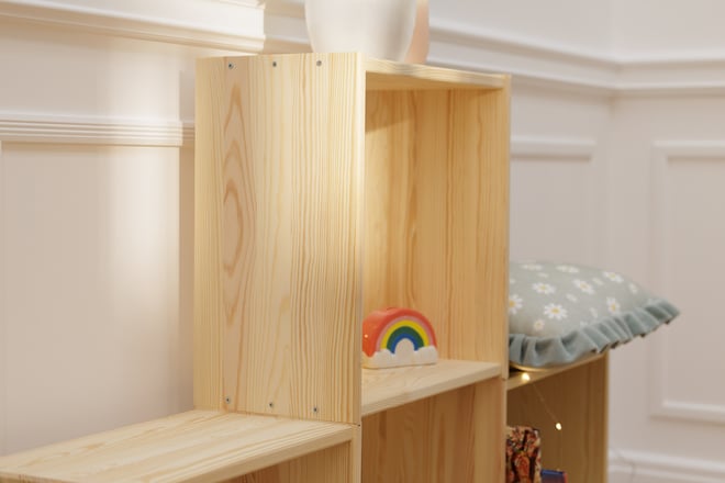 Wooden Storage Cube - Natural
