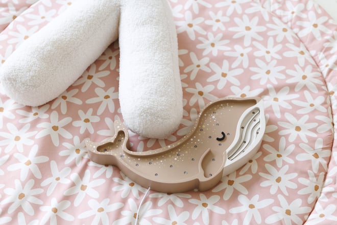 Cuscino Lettera V - Boucle Bianco
