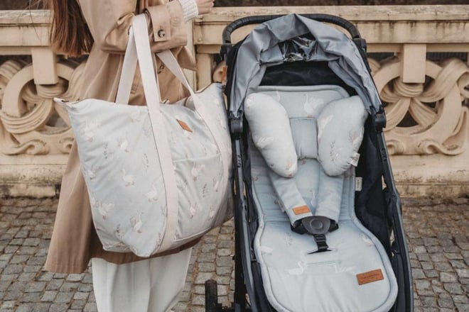 Sac à Langer Happy Goose Olive