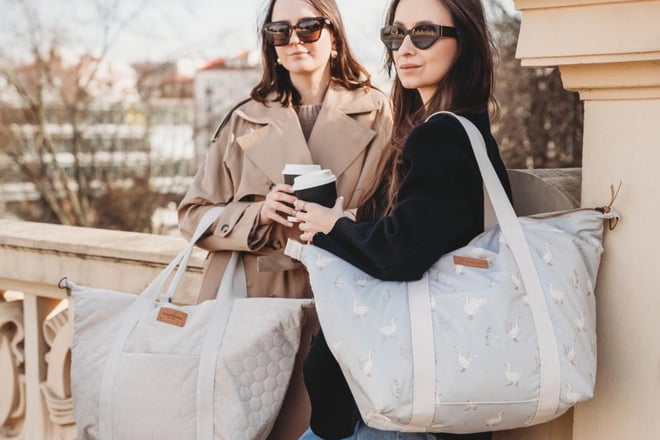 Sac à Langer Happy Goose Olive