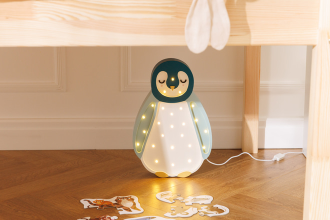 Dětská lampička Tučňák Little Lights