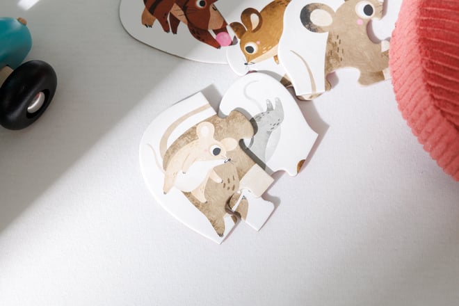 Mis Primeros Puzzles Animales Bebé 2+