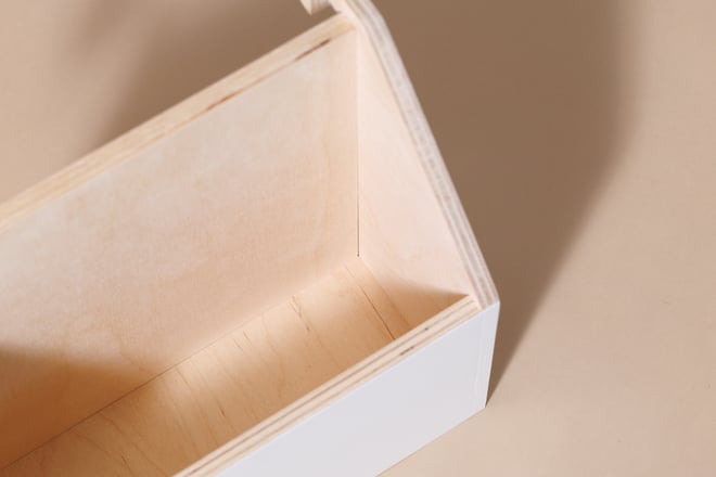Porte Livres en Bois - Blanc