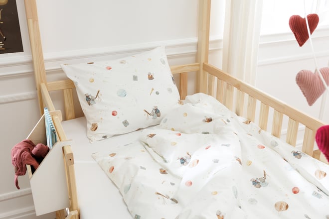 Set letto Topi dello spazio 120x170