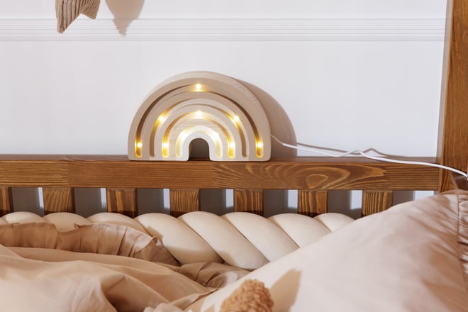 Lâmpada Little Lights LED Mini Arco-íris Cappuccino
