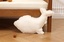 Vanilla Whale Cushion