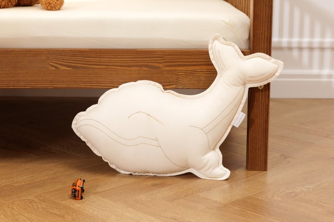 Coussin Baleine Vanille