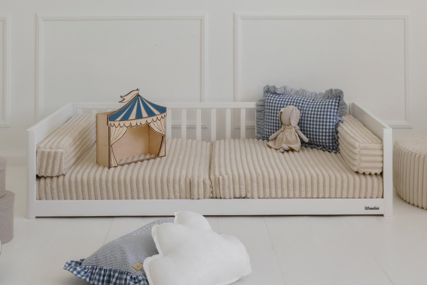 Cama Maia Plus Bianca 80x160cm Cama Maia Plus Bianca 80x160cm