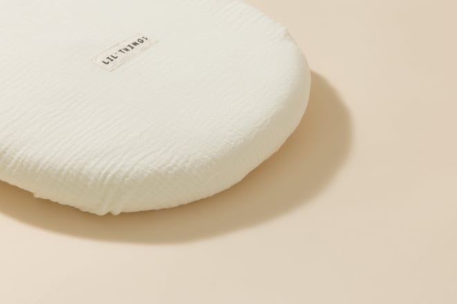 Lenzuolo in Mussola per Cesta di Mosé - Beige