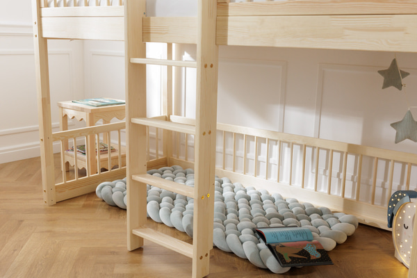 Geflochtene Matratze Salbeigrün