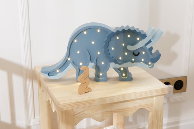 Lámpara Little Lights Triceratops LED
